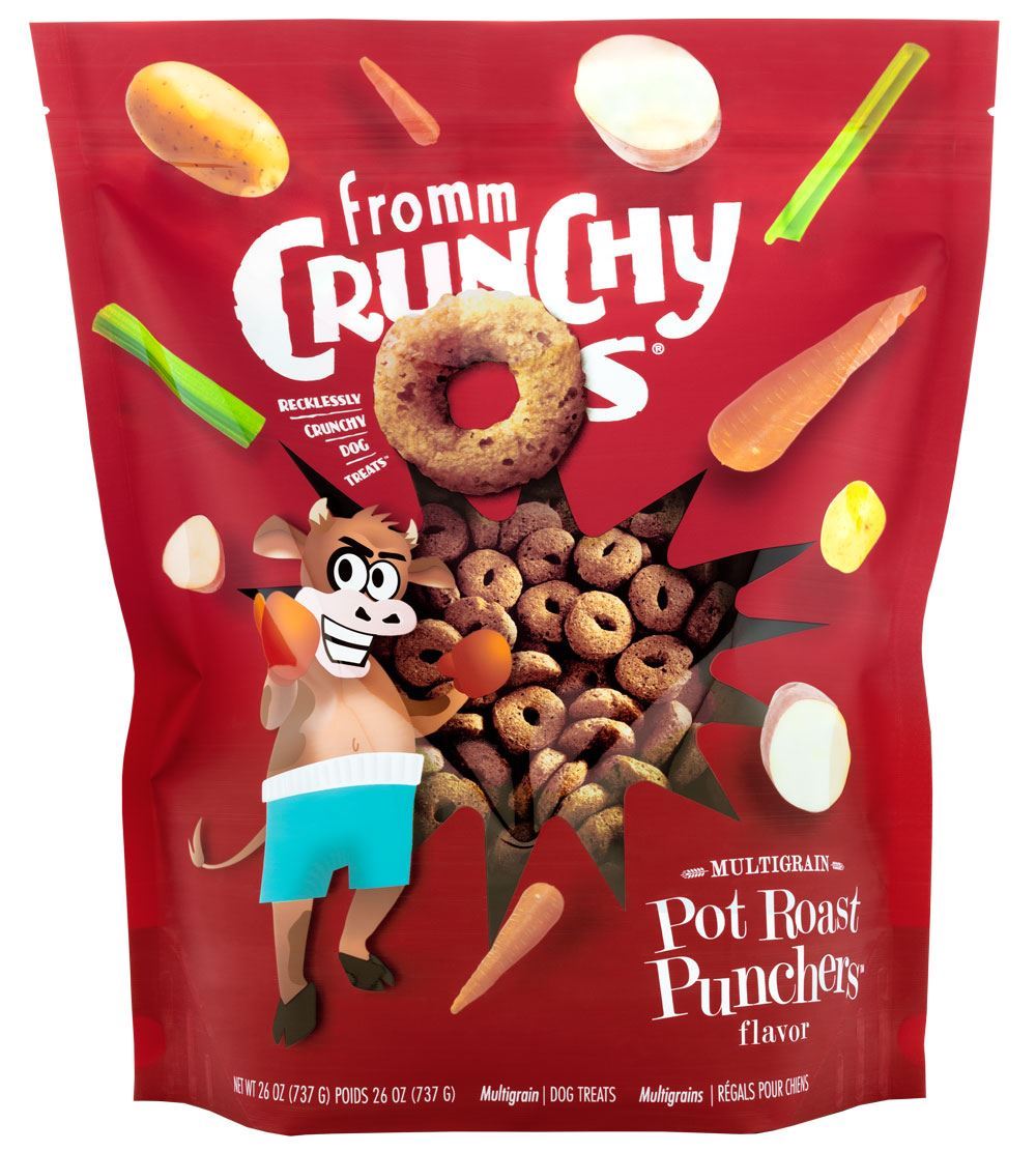 Crunchy O's Pot Roast Punchers bœuf - gâteries pour chien