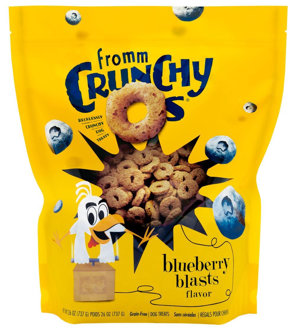 Crunchy O's Blueberry Blasts bleuets - gâteries pour chien