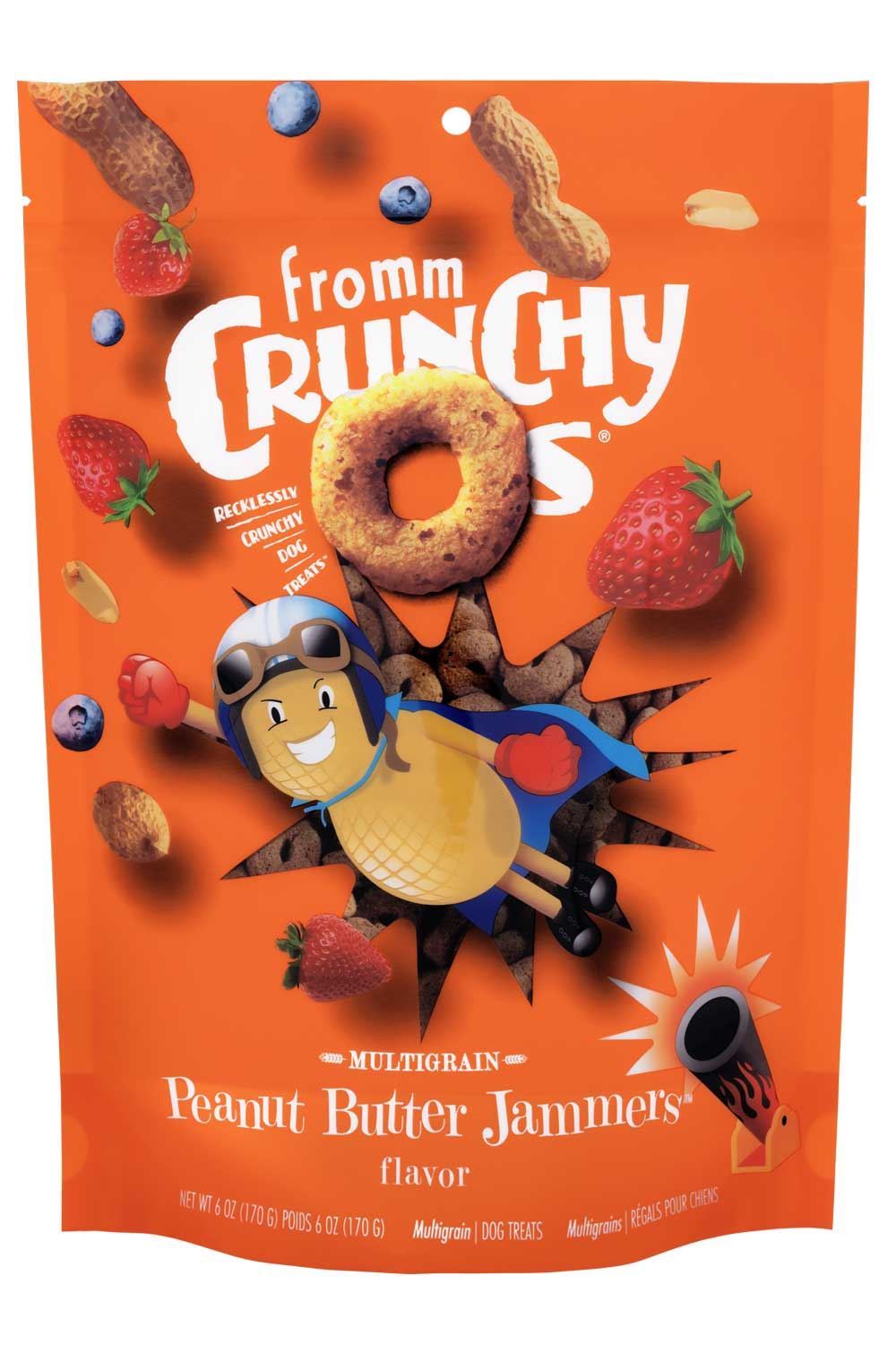 Crunchy O's Peanut Butter Jammers beurre d'arachide - gâteries pour chien