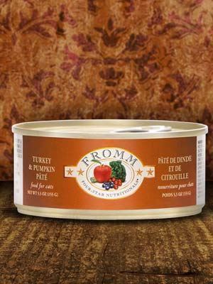 Four-Star pâté dinde et citrouille - nourriture humide pour chat 156 g