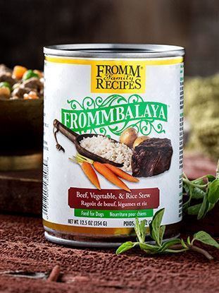 Frommbalaya ragoût bœuf, légumes et riz - nourriture humide pour chien 354 g