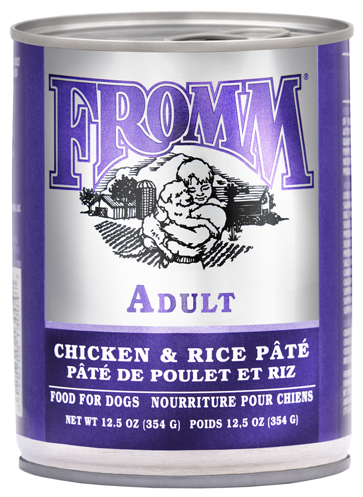 Classic pâté adulte poulet et riz - nourriture humide pour chien 354 g