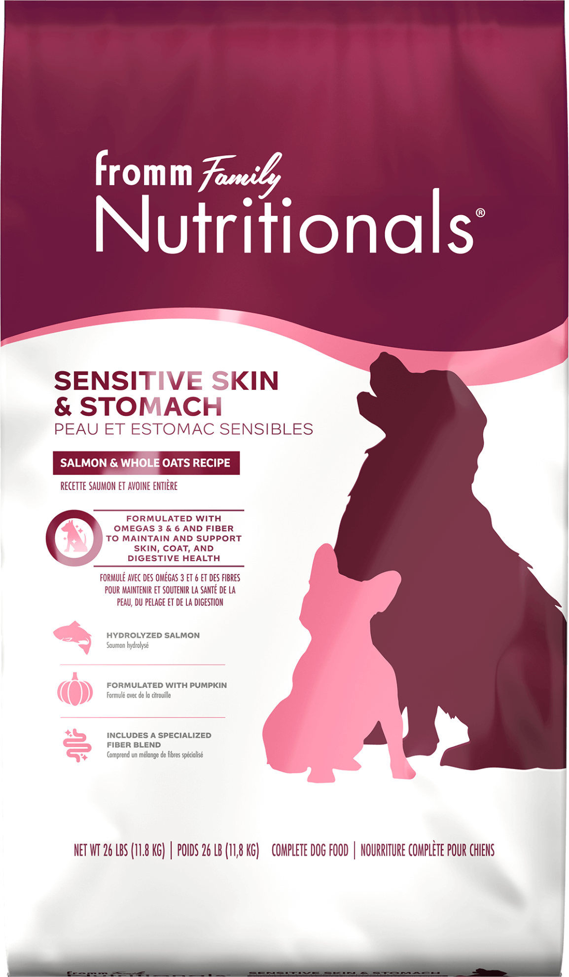 Nutritionals peau et estomac sensibles saumon et avoine entière - nourriture sèche pour chien
