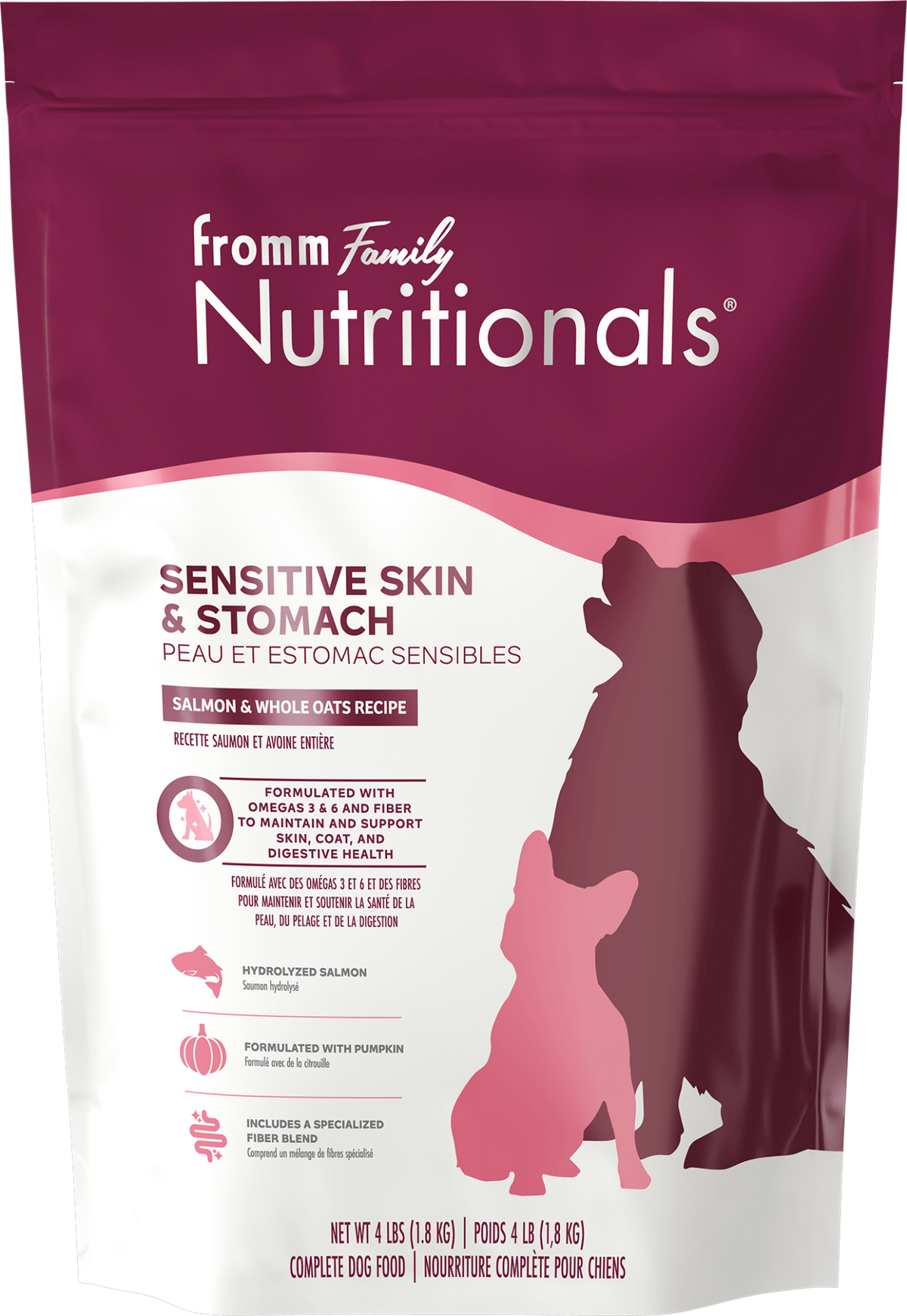 Nutritionals peau et estomac sensibles saumon et avoine entière - nourriture sèche pour chien
