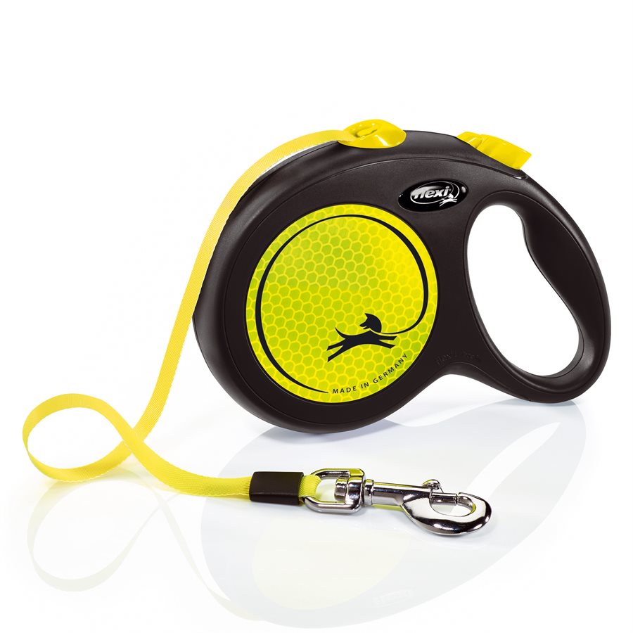 Laisse rétractable Neon ruban - laisse pour chien