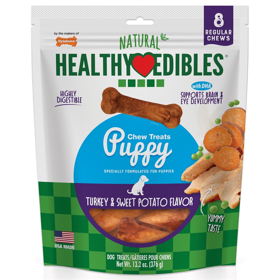 Healthy Edibles pour chiot dinde et patates douces - gâterie pour chien