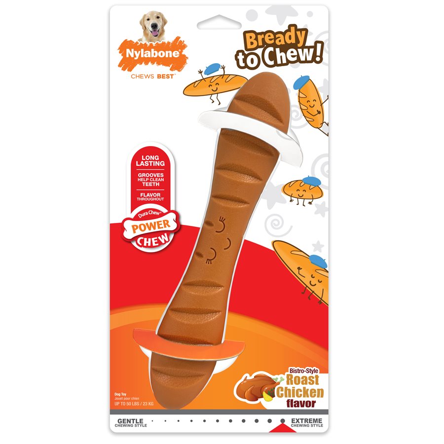 Baguette Power Chew saveur de poulet grande et géante - os à mâcher pour chien