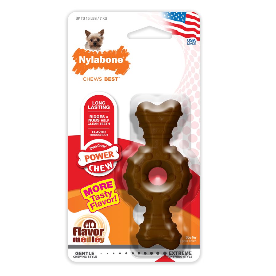 Anneau durable texturé - os à mâcher pour chien