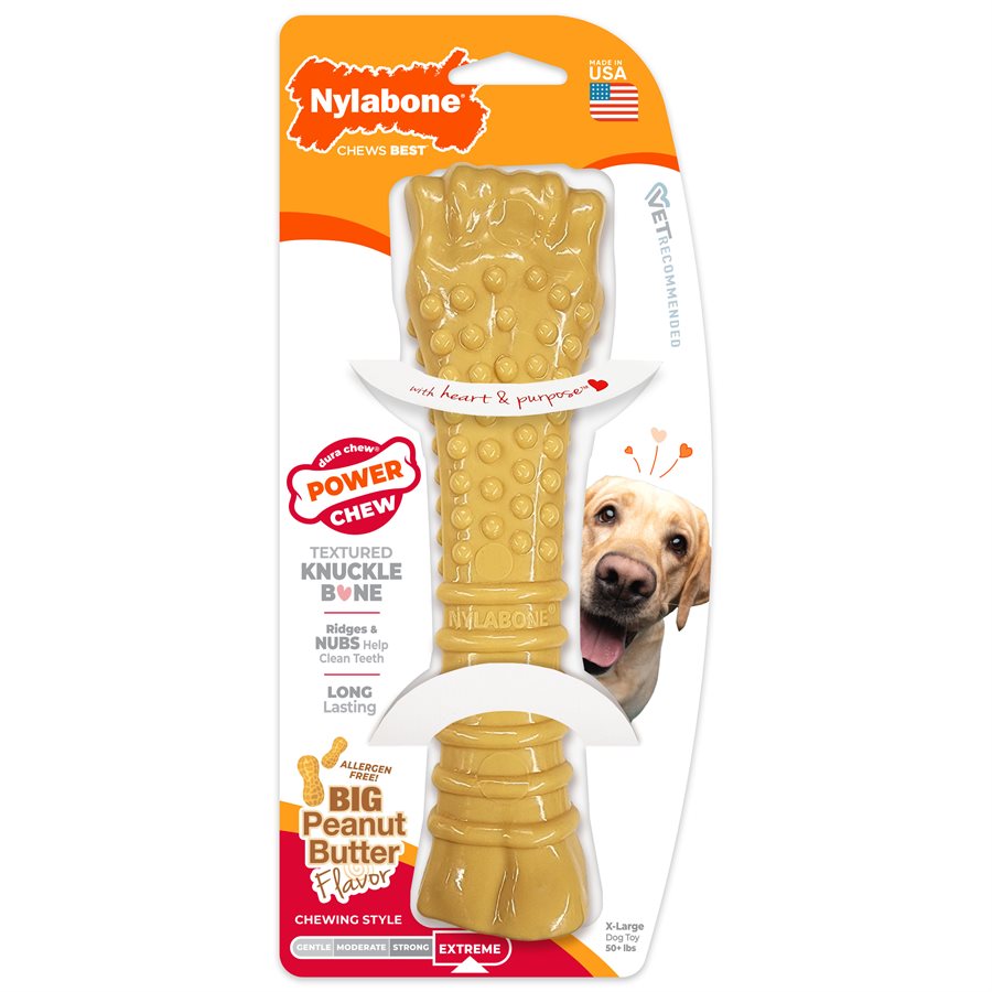 DuraChew os original saveur de beurre d'arachide - os à mâcher pour chien