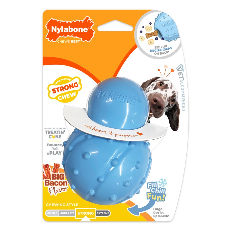 Cône remplissable Power Chew saveur de bacon bleu - os à mâcher pour chien