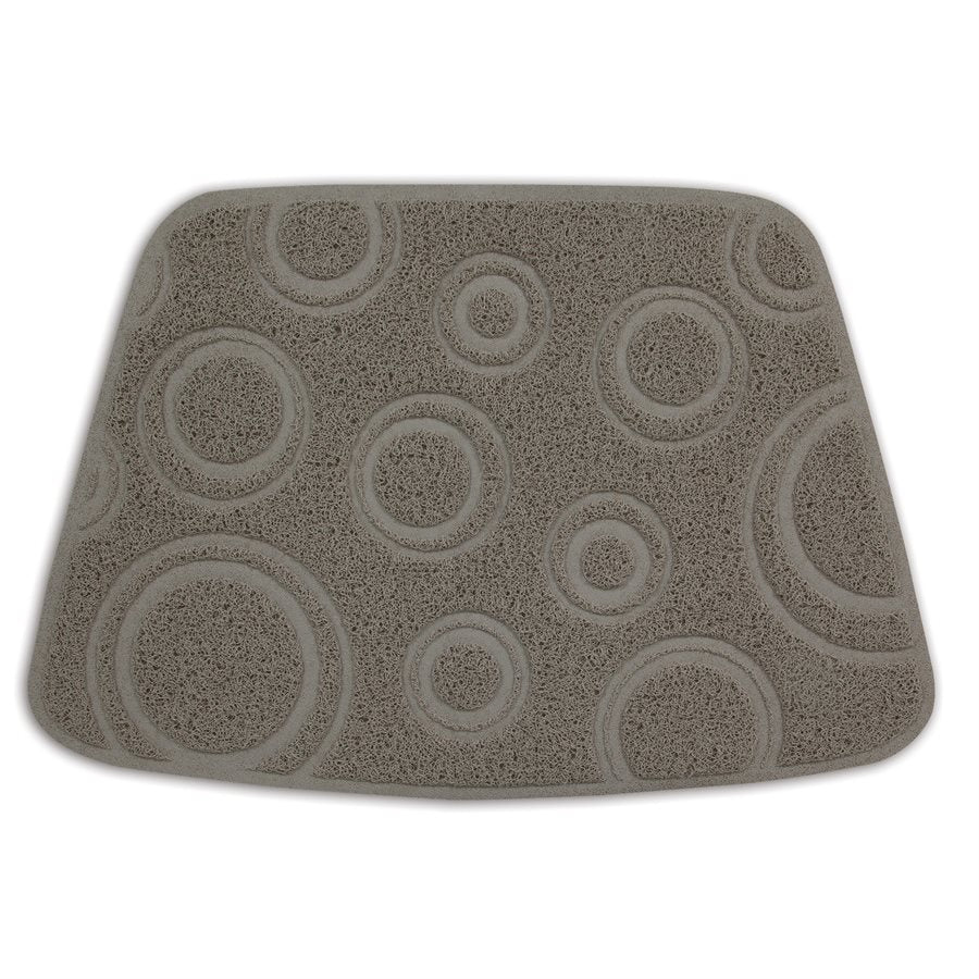 Tapis à litière motif de cercles - accessoire à litière