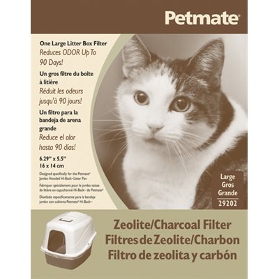 Filtre Zeolite pour bacs à litière couverts - accessoire à litière