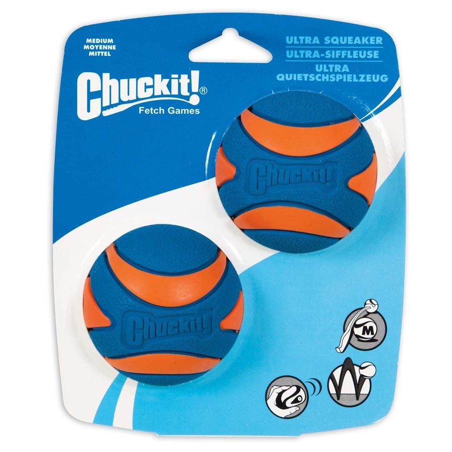 Balle Ultra avec couineur - jouet pour chien