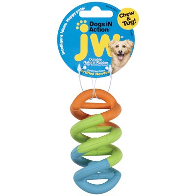 Double hélice DNA en caoutchouc naturel petite pour chien
