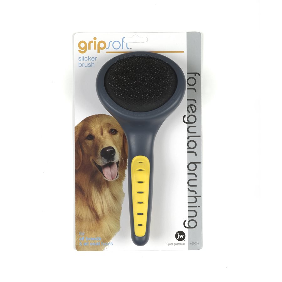 Brosse slicker GripSoft pour chien