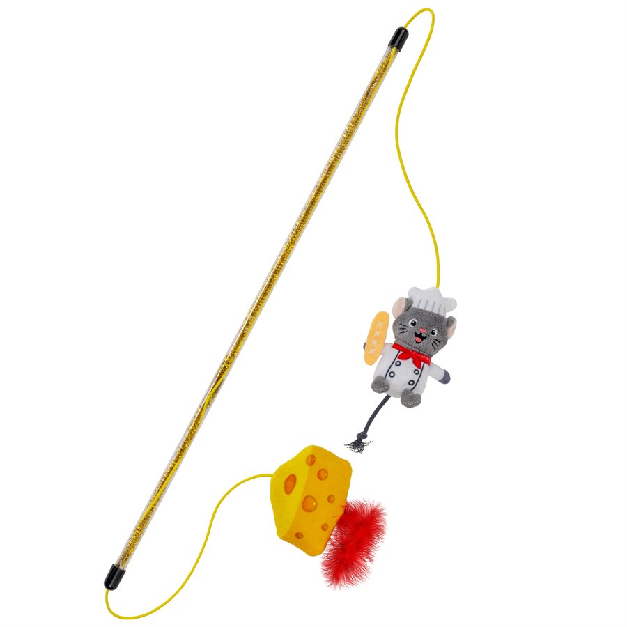 Agace-chat double souris - jouet pour chat