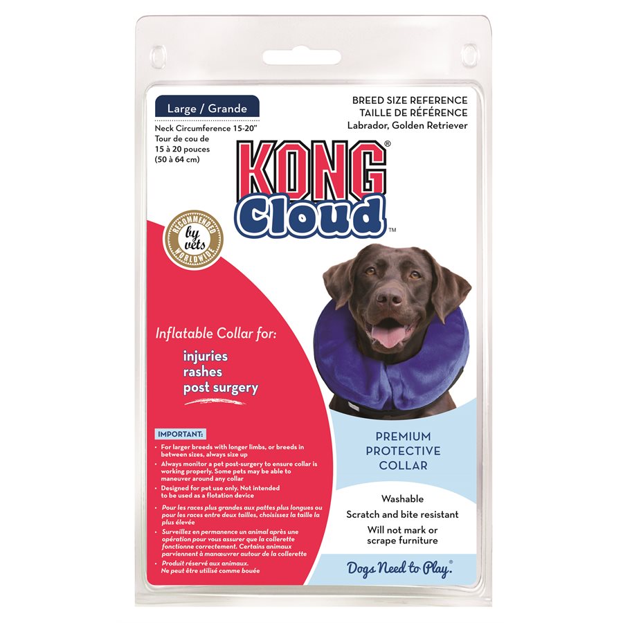 Collier de protection Cloud gonflable pour chien et chat - KONG