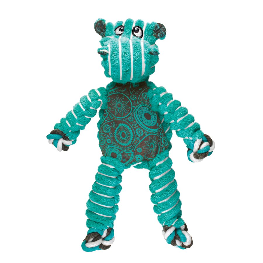 Jouet Floppy Knots hippopotame pour chien - KONG