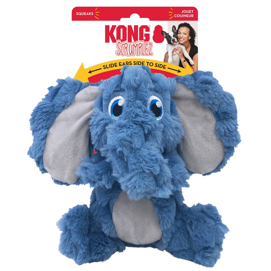 Scrumplez éléphant moyen - jouet pour chien