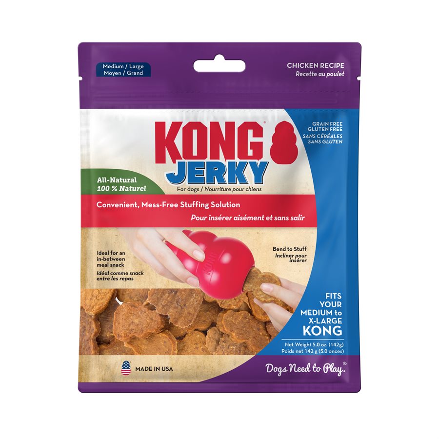 Gâteries style jerky au poulet - gâterie pour chien