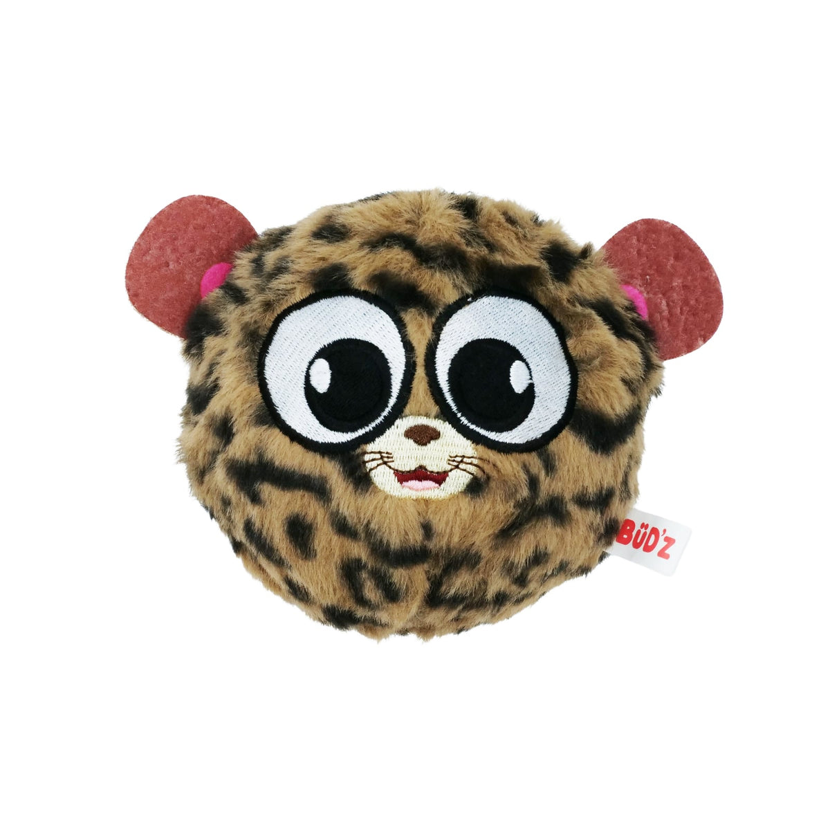 Balle à pointes enveloppée de peluche pour chien