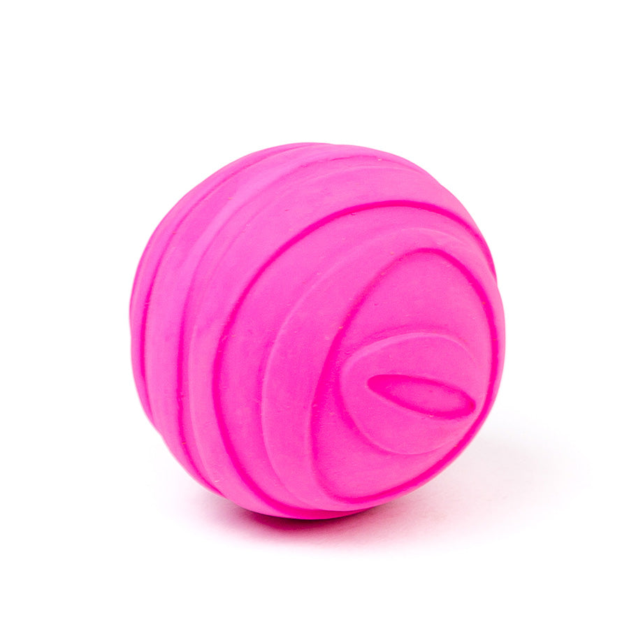 Balle couleur éclatante en latex pour chien - Bud'z