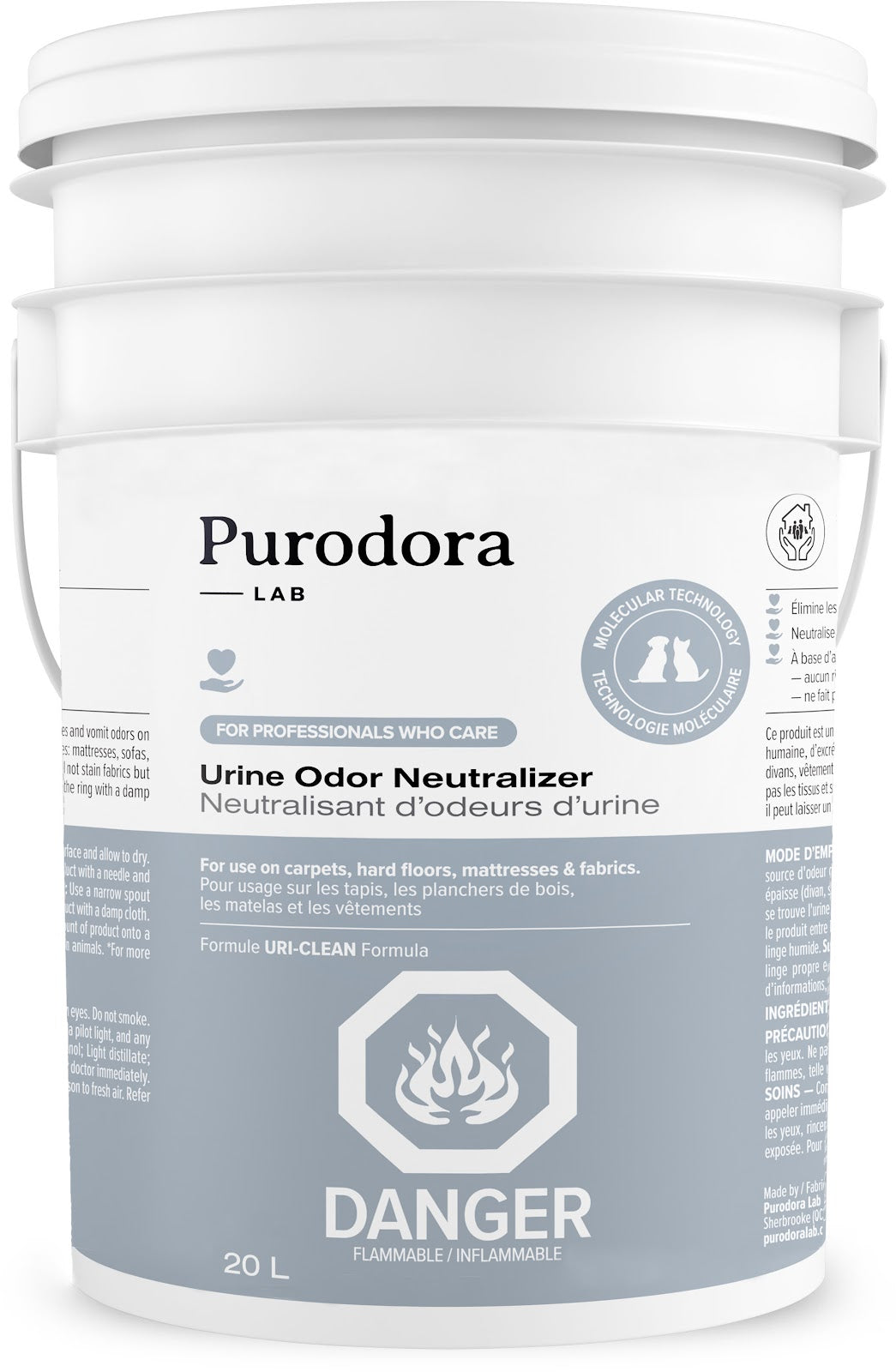 Anti-odeurs Purodora Lab - neutralisant pour animaux