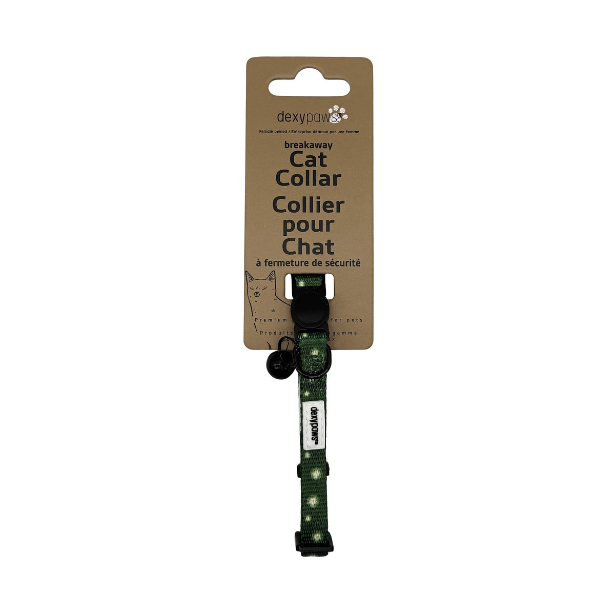 Polyester Dexypaws - collier pour chat