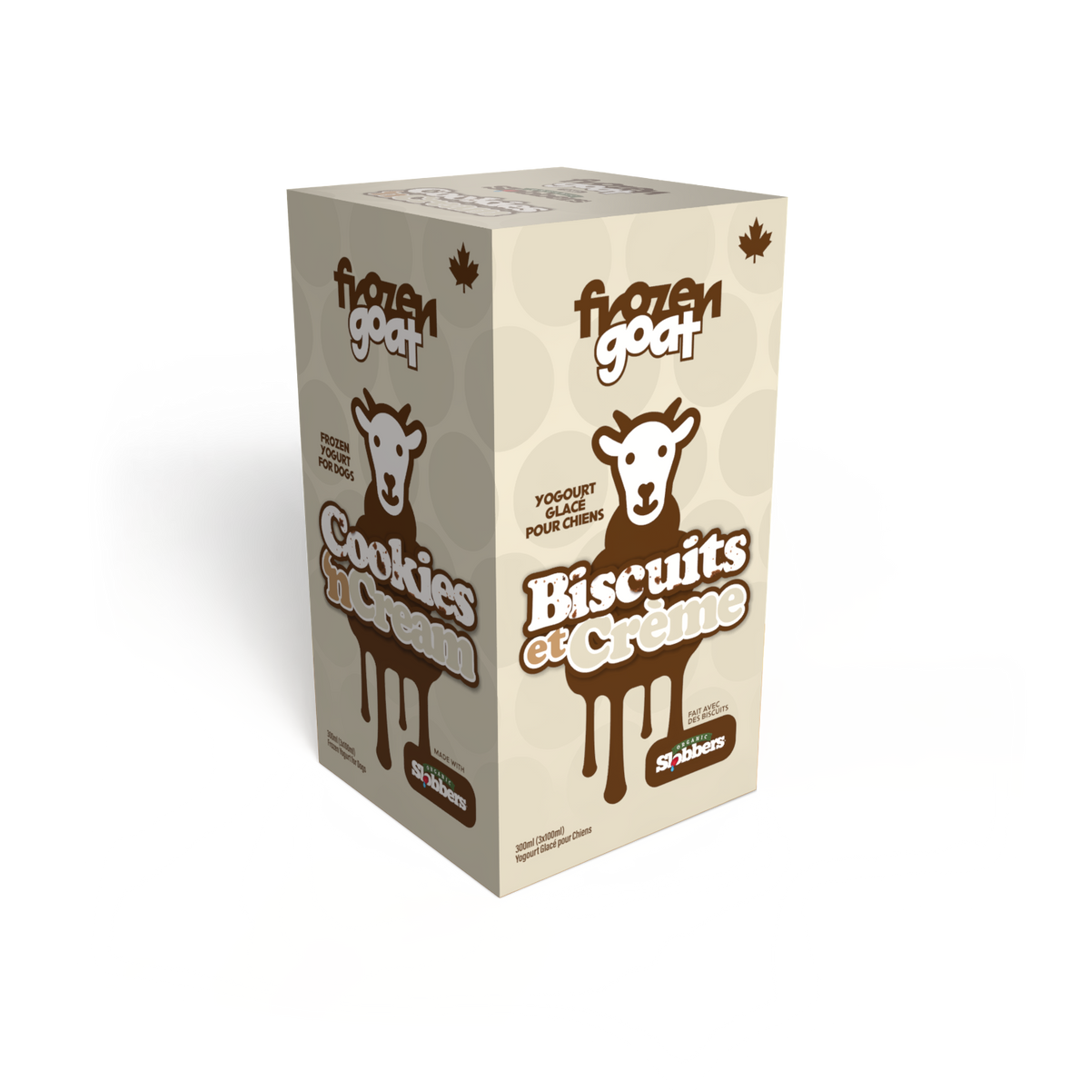 Frozen Goat yogourt glacé au lait de chèvre - gâterie pour chien