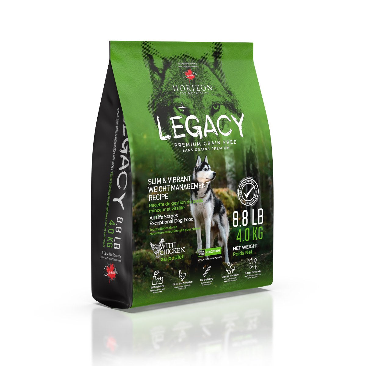 Nourriture gestion de poids au poulet pour chien - Legacy