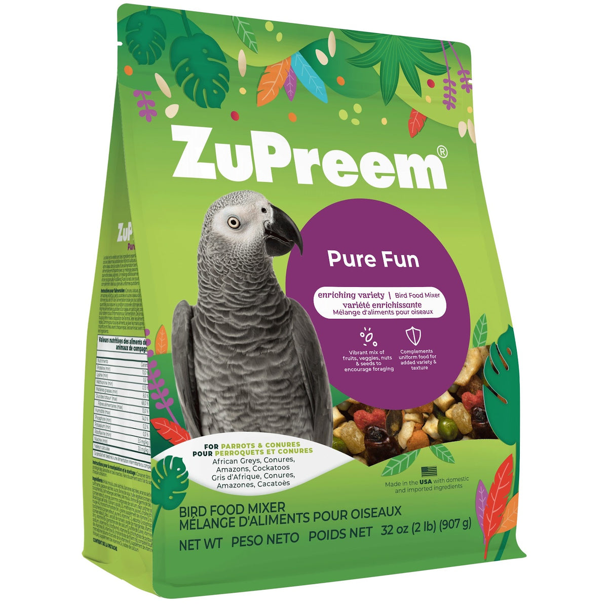 Nourriture Pure Fun pour oiseaux