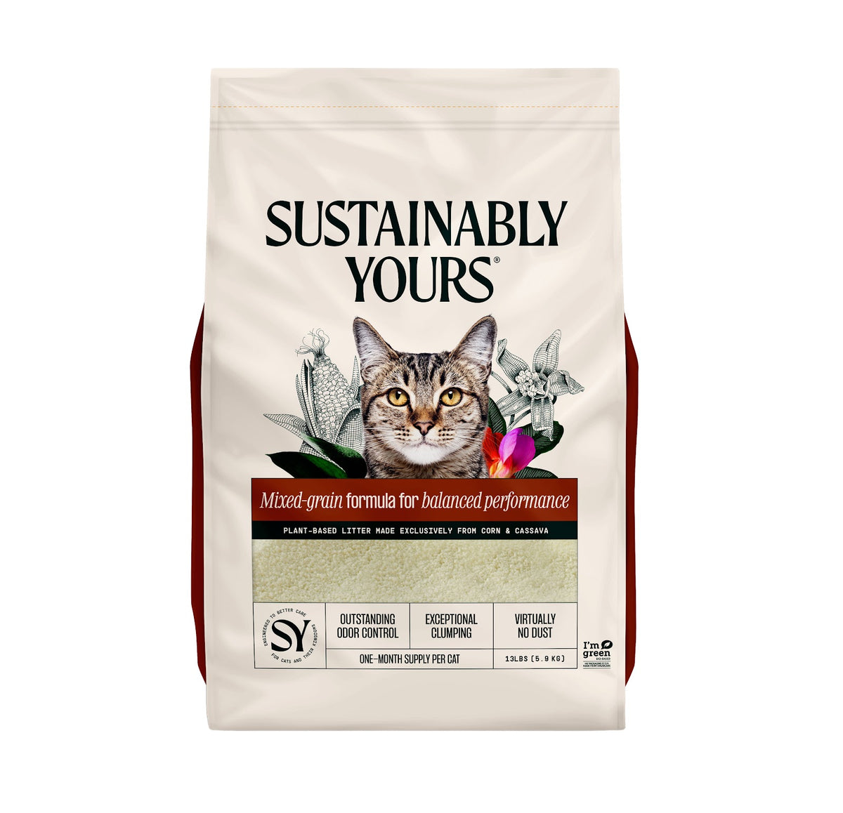 Agglomérante Sustainably Yours - litière pour chat
