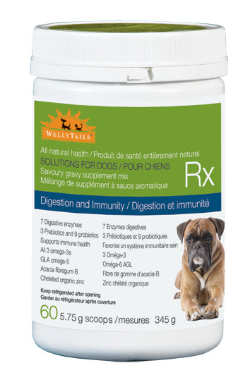 Supplément enzymes digestives et probiotiques pour chien 454 g