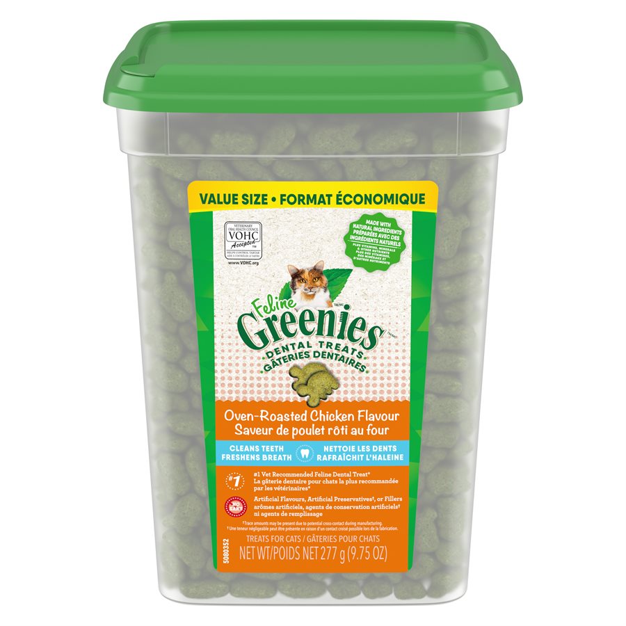 Gâteries dentaires Greenies - gâterie dentaire pour chat
