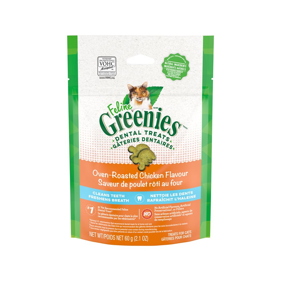 Gâteries dentaires Greenies - gâterie dentaire pour chat
