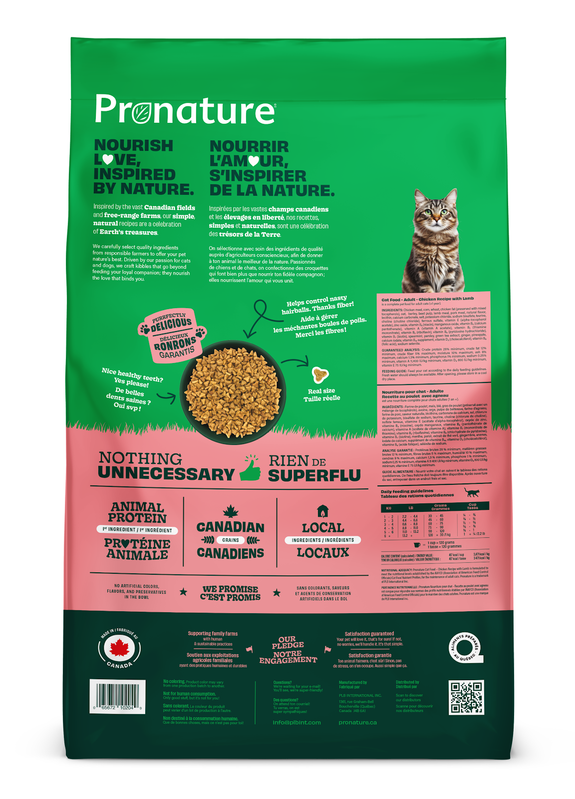 Nourriture pour chat - Adulte - Recette au poulet avec agneau