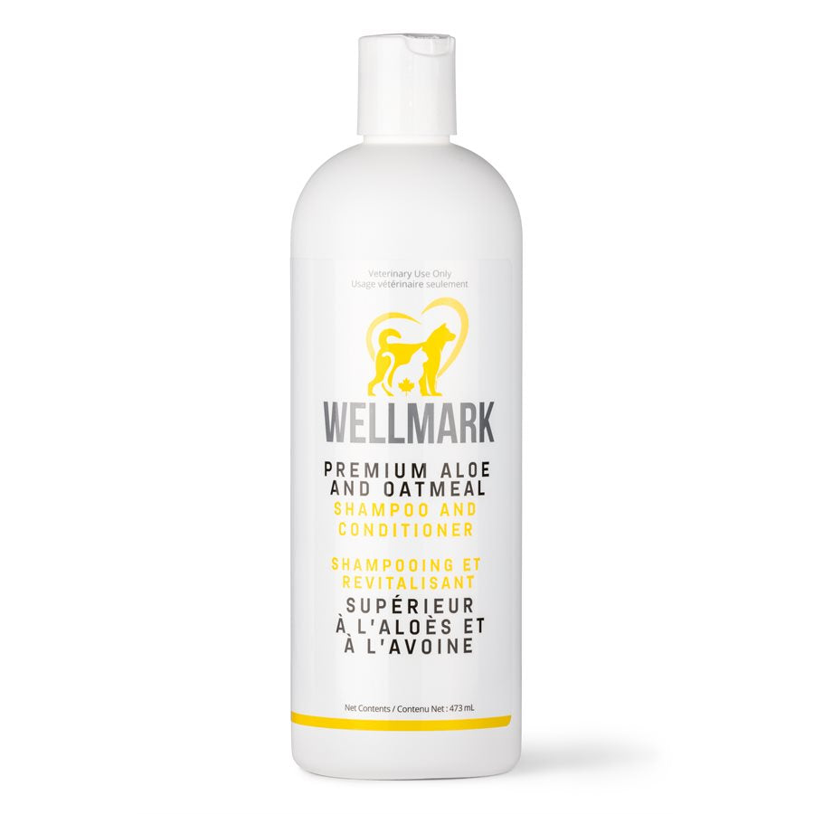 Shampoing et revitalisant supérieur à l'aloès et à l'avoine 473 ml - toilettage pour chien et chat