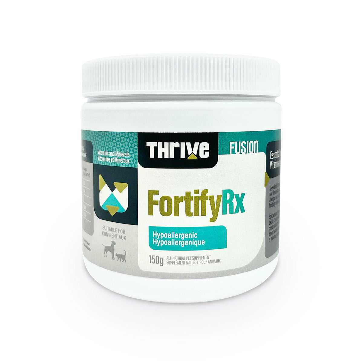 FortifyRx vitamines et minéraux hypoallergène 150 g - supplément en poudre pour chien et chat