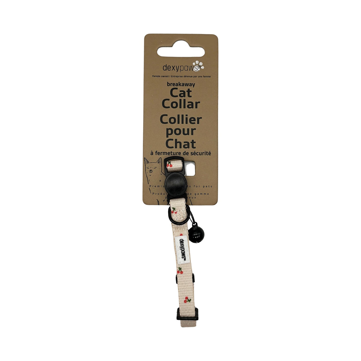 Polyester Dexypaws - collier pour chat