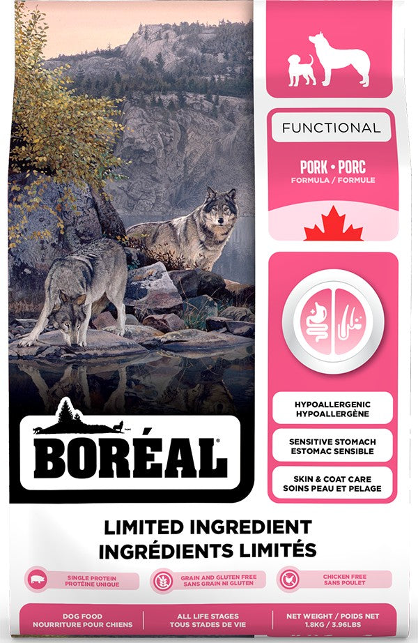 Functional ingrédients limités porc - nourriture sèche pour chien