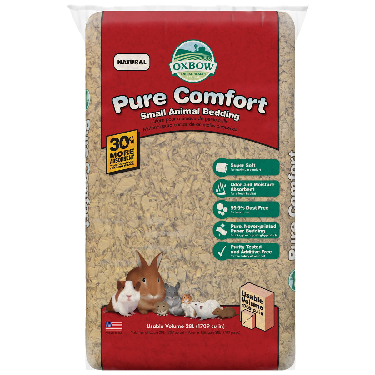 Litière de papier Pure Comfort