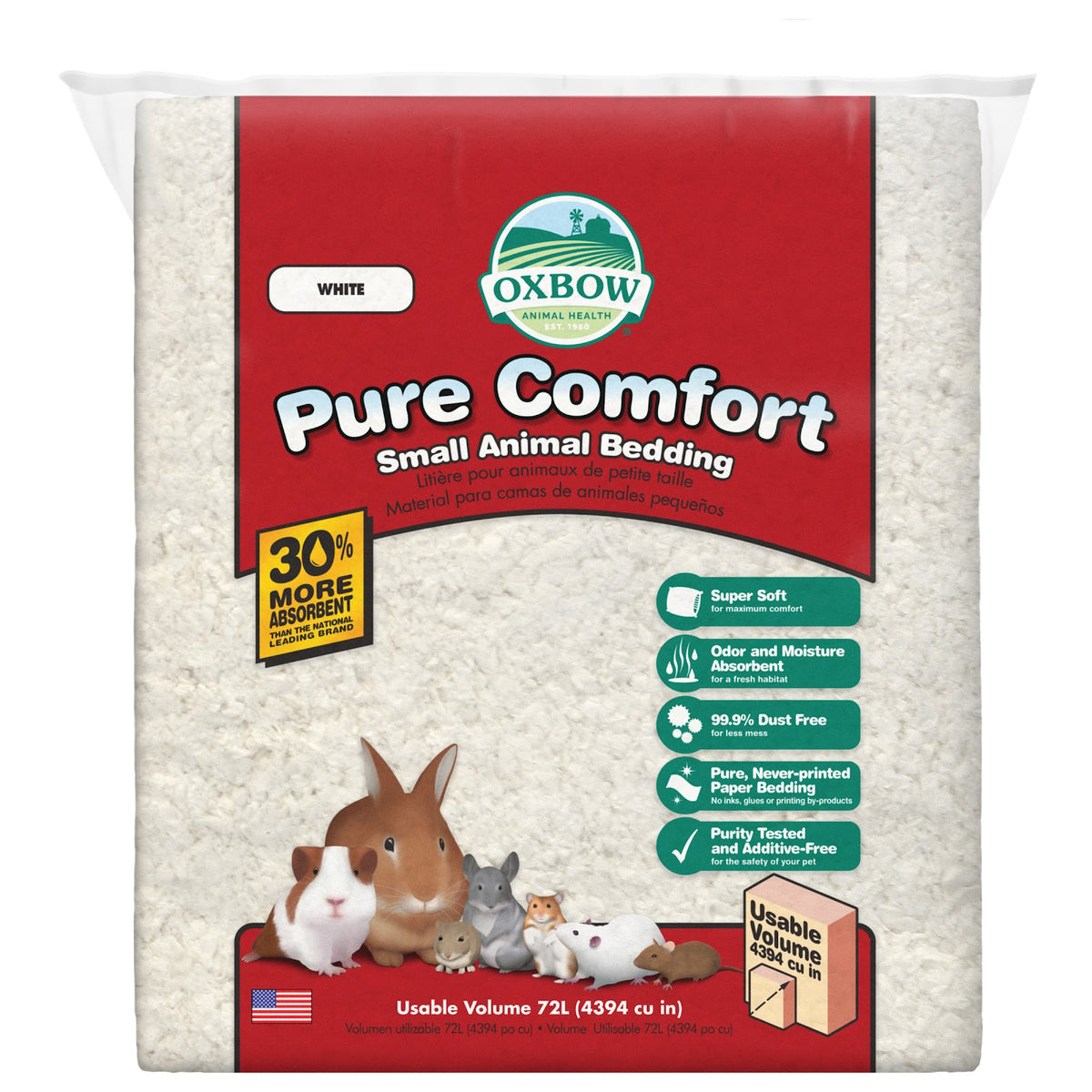 Litière de papier Pure Comfort