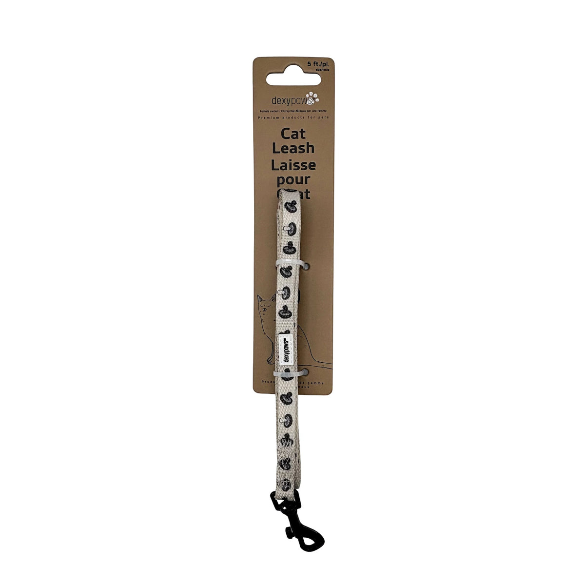 Laisse en polyester pour chat