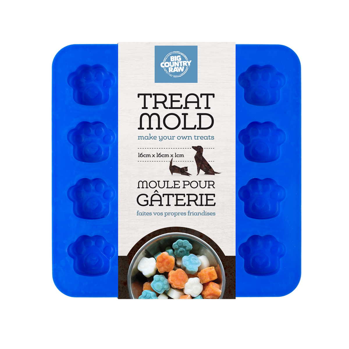 Moule à gâteries en silicone