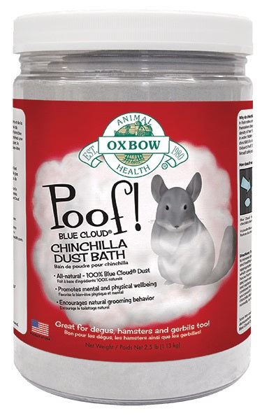 Bain de poudre Poof! pour chinchilla 2,5 lb