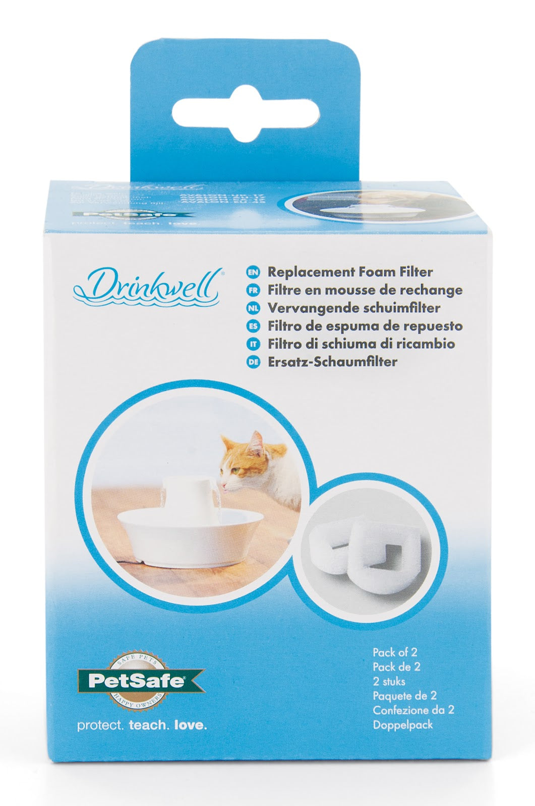Préfiltres en mousse pour fontaine Drinkwell 360 (paquet de 2)