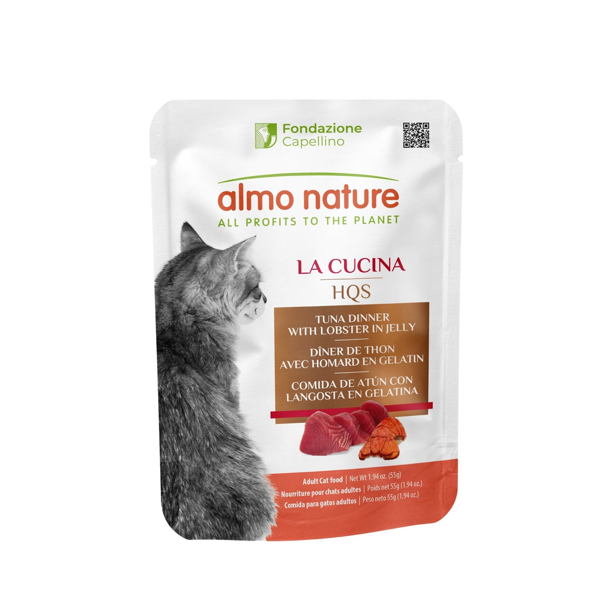 Nourriture humide HQS La Cucina pour chat en pochette