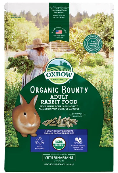 Nourriture Organic Bounty pour lapin 3 lb