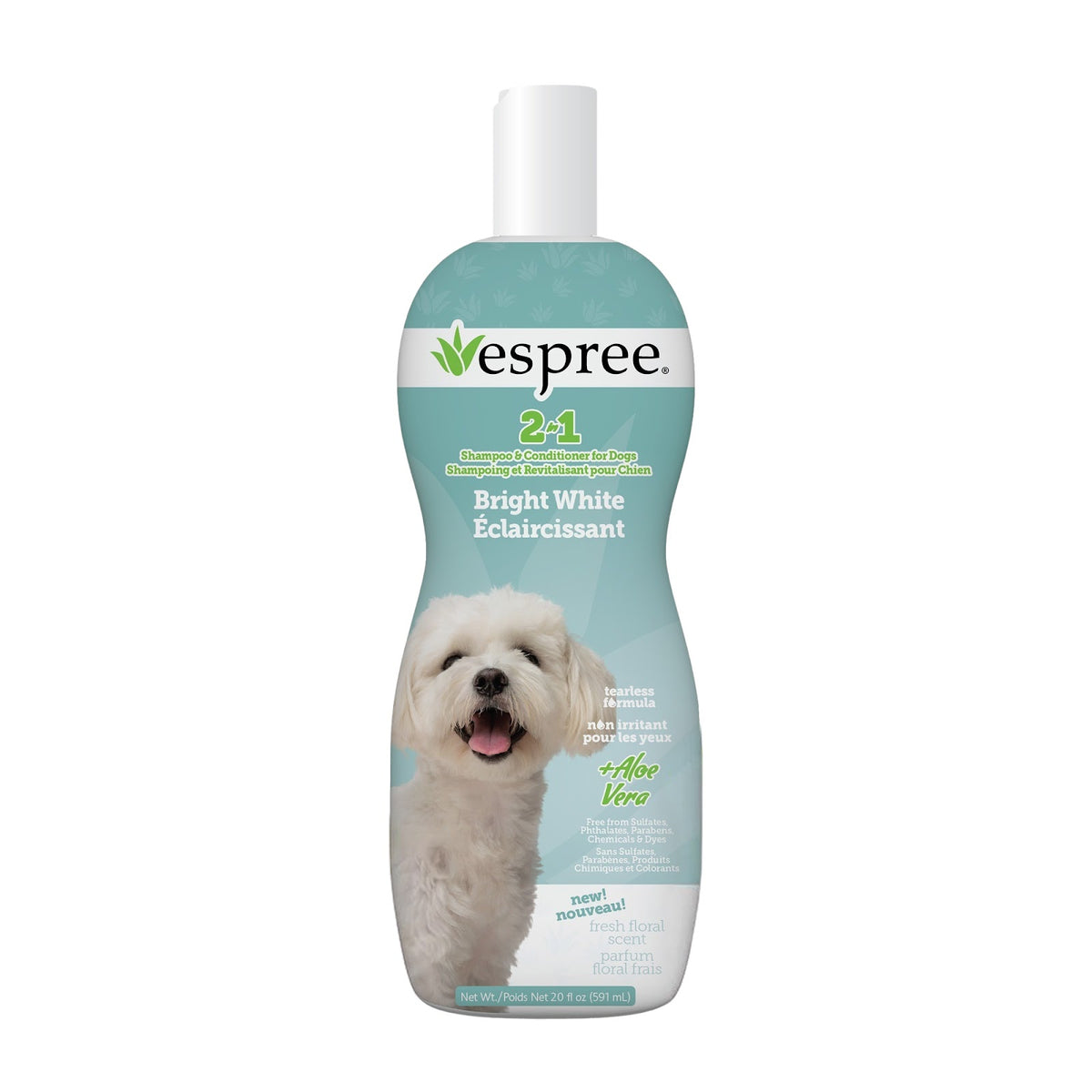Shampoing et revitalisant 2 en 1 pour chien