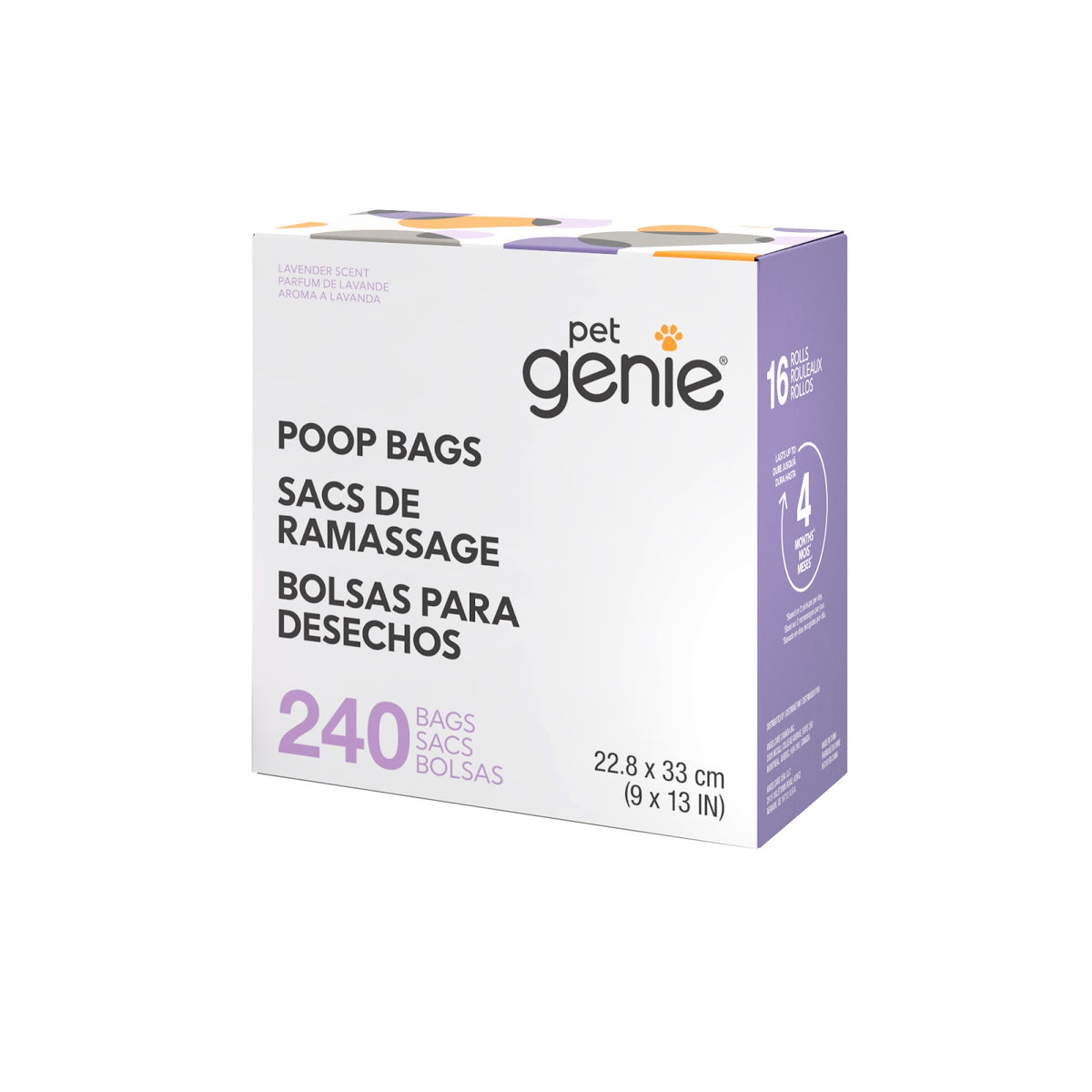 Sacs de ramassage parfum lavande
